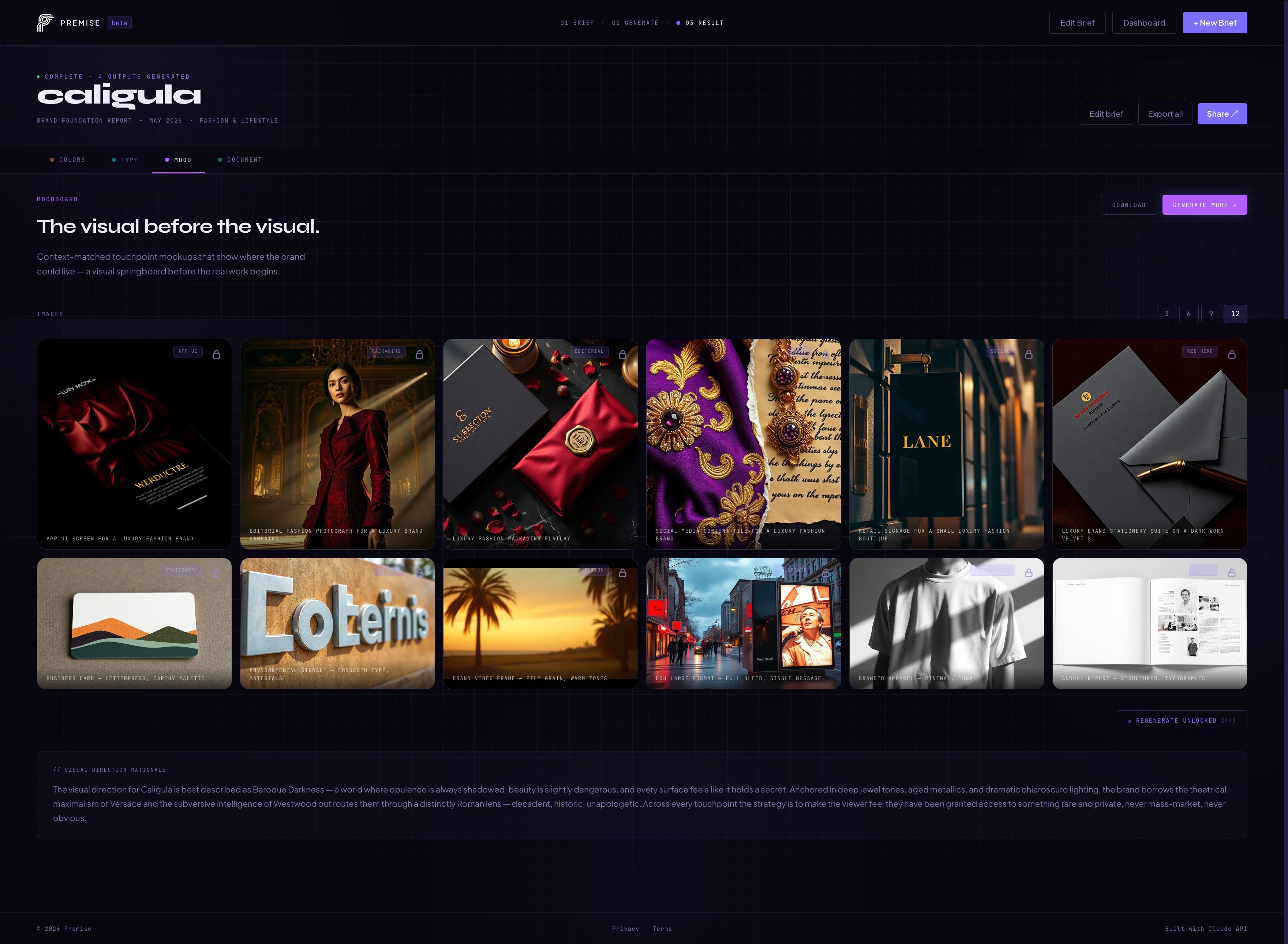 Moodboard Tab