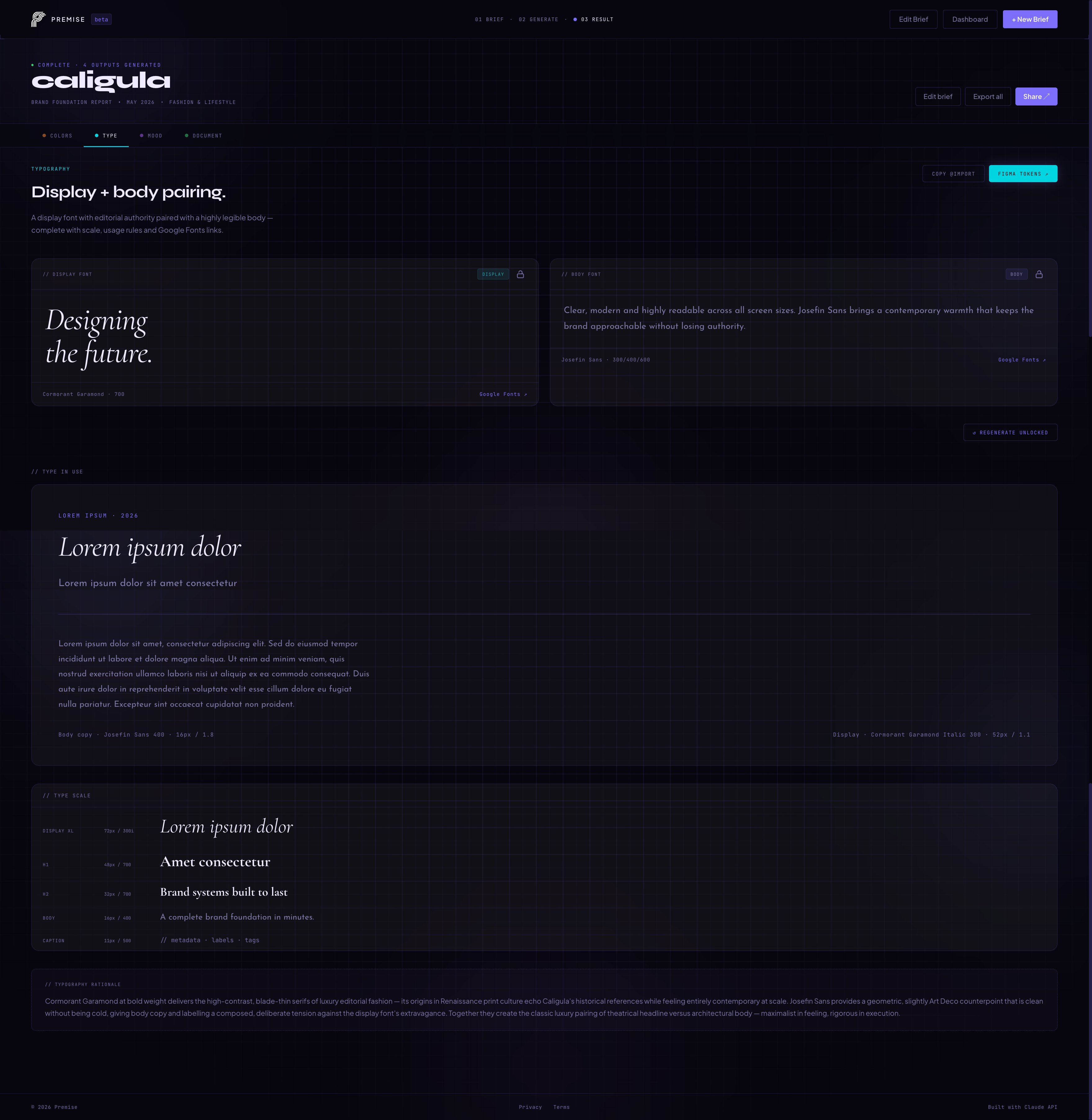 Type Tab