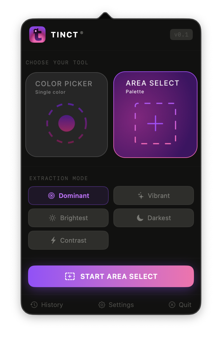 Color Picker aktiv